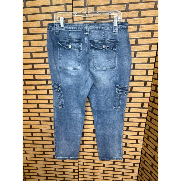 KanCan Cargo Jeans‎ Size 11/29 Blue - Image 2