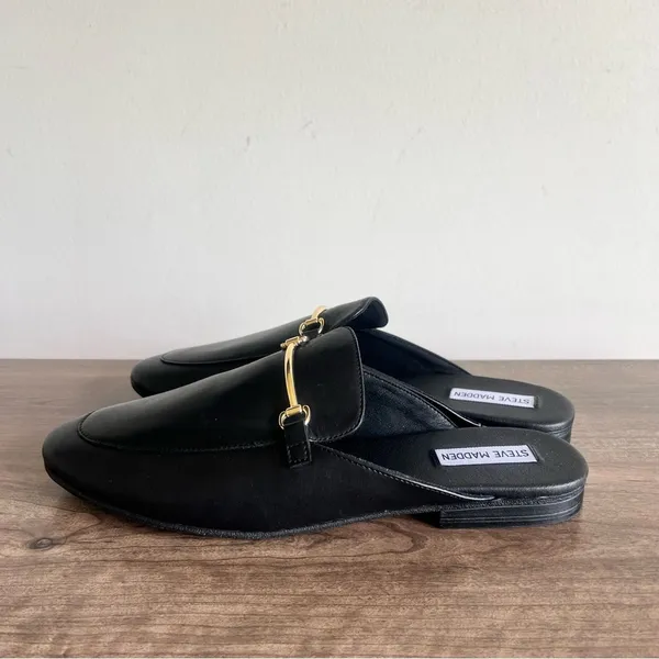 STEVE MADDEN NEW Women's Gaiilea Black Mule Shoe Size 11 #215A - Image 5