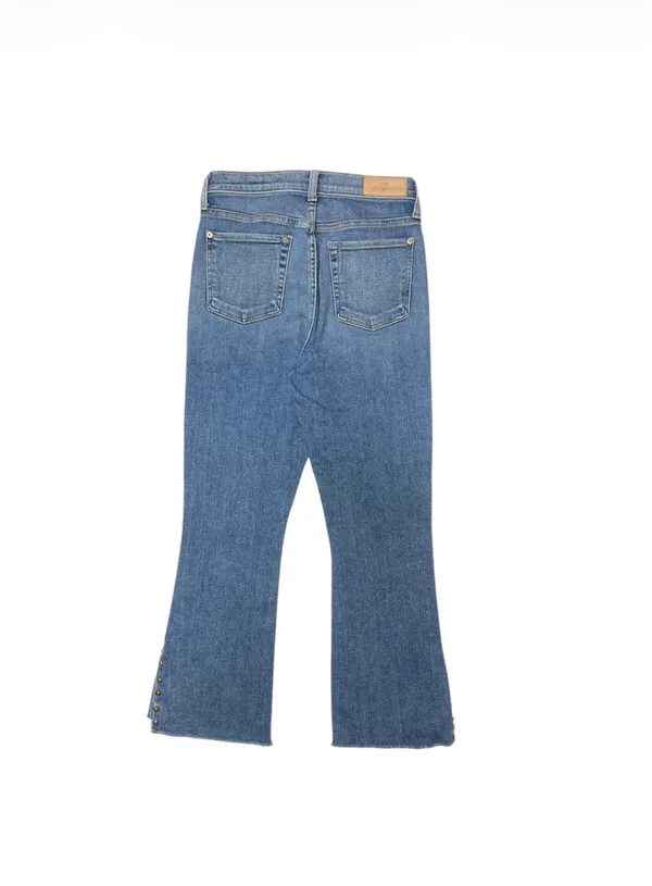 7 For All Mankind Luxe Vintage Slim Kick Stud Ankle Jean 27 - Image 2