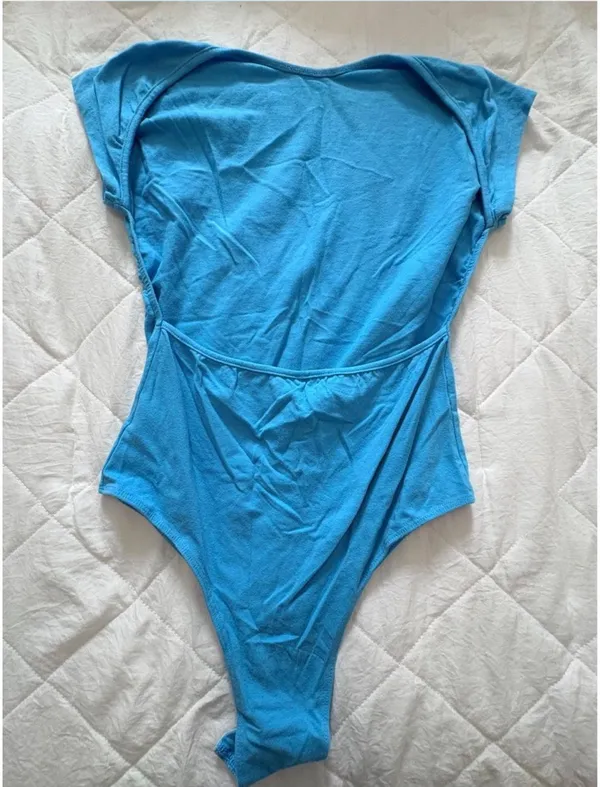 Princess Polly Blue Backless Bodysuit - Image 2