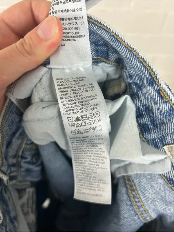Levi’s Cotton Distressed Denim Jeans Size 29 - Image 3