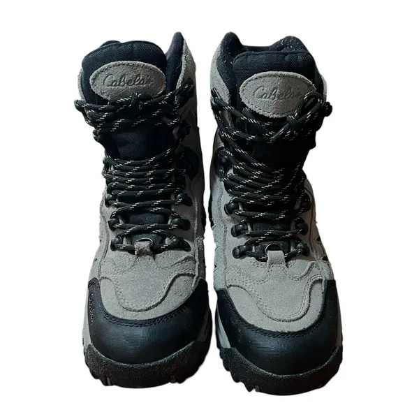 Cabela's Hiking Boots Women's 7.5 Gray Suede Thinsulate Dry Plus Trail Outdoors - Image 3