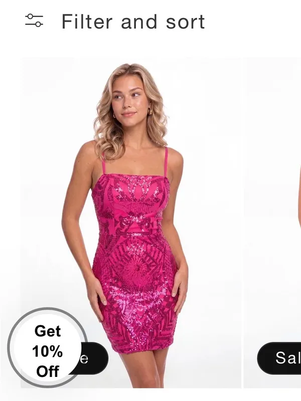 Fuschia Mini Dress NWT - Image 5