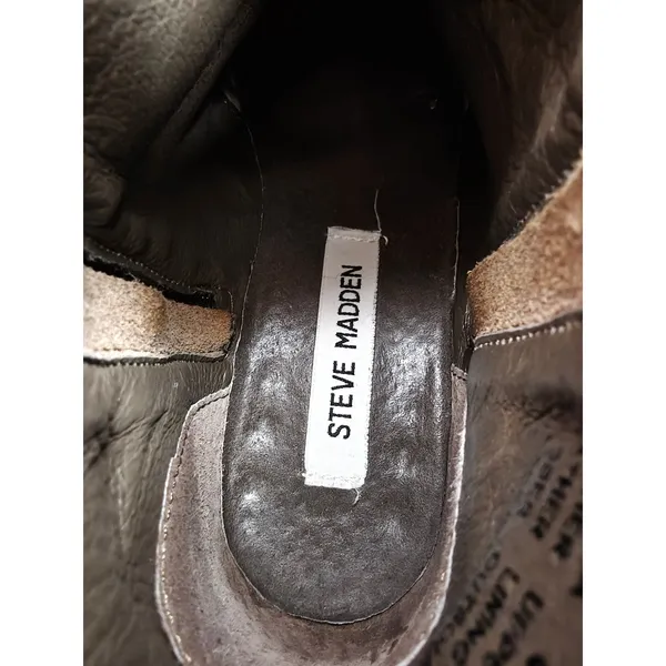 Women Steve Madden Ankle Boots Brown Size 6.5 - Image 4