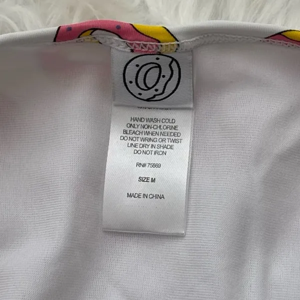 Zumiez Odd Future Donut High Leg Hipster Bikini Bottoms Size Medium - Image 6