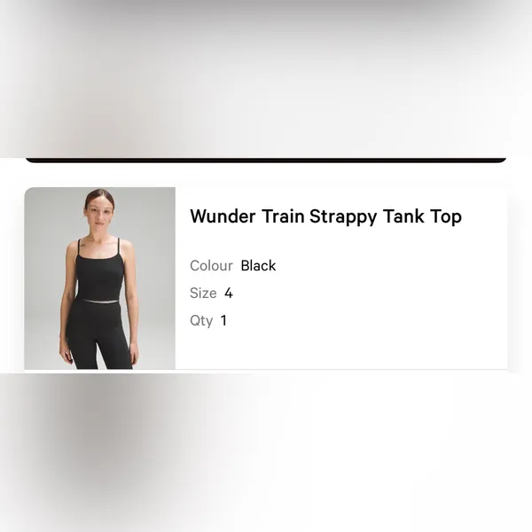 Wunder train strappy tank - Image 2