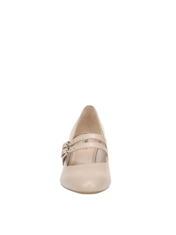 NWT Lifestride Jane Block Heel Pumps with Double Straps Tender Taupe Brown 5M - Image 2