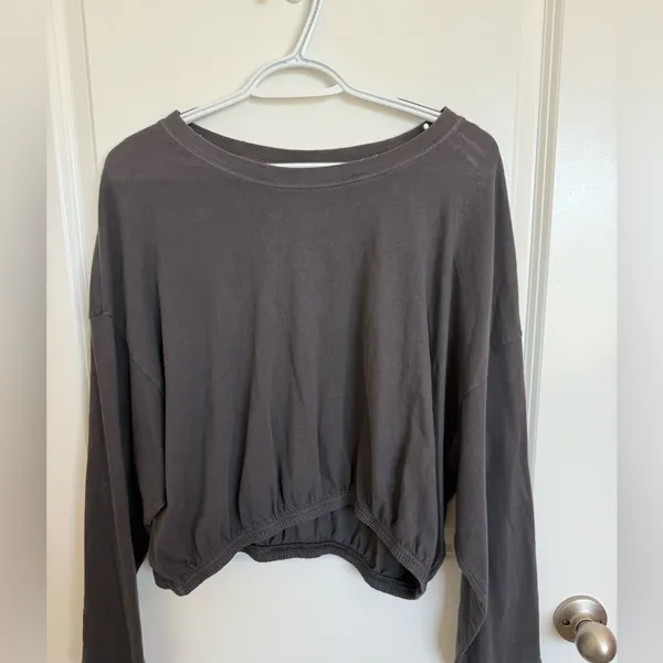 Offline by Aerie Long Sleeve Crop Top Large - Image 3