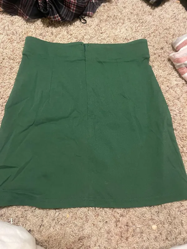 Green Mini Skirt - Image 2