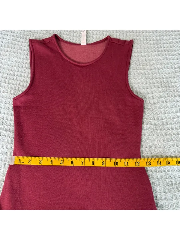 NWT Daily Practice Anthropologie Sleeveless Drop Waist Dress Womens XS Pink NEW - Image 7