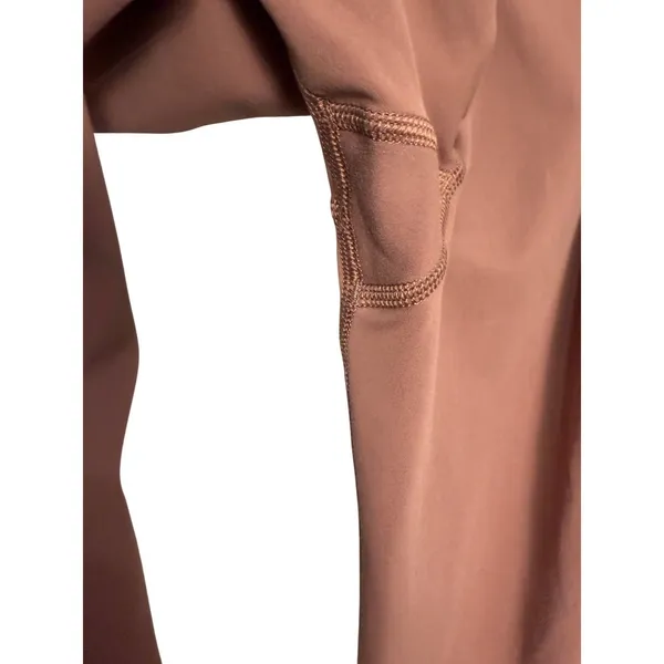 Vuori Rib‎ Studio Leggings Mahogany Brown High Rise Ribbed Waistband Yoga Pants - Image 6
