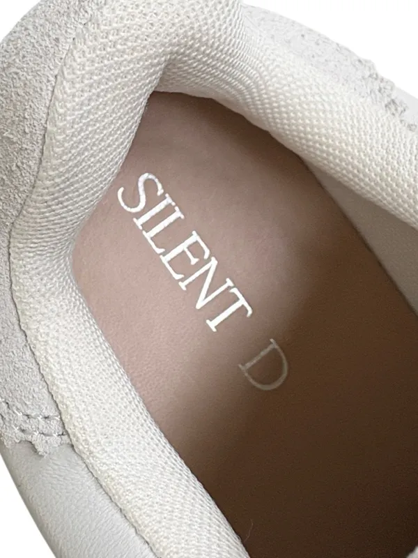 New In Box Silent D Leather Seena Sneakers White Size 6.5 Retail $150.00 - Image 4