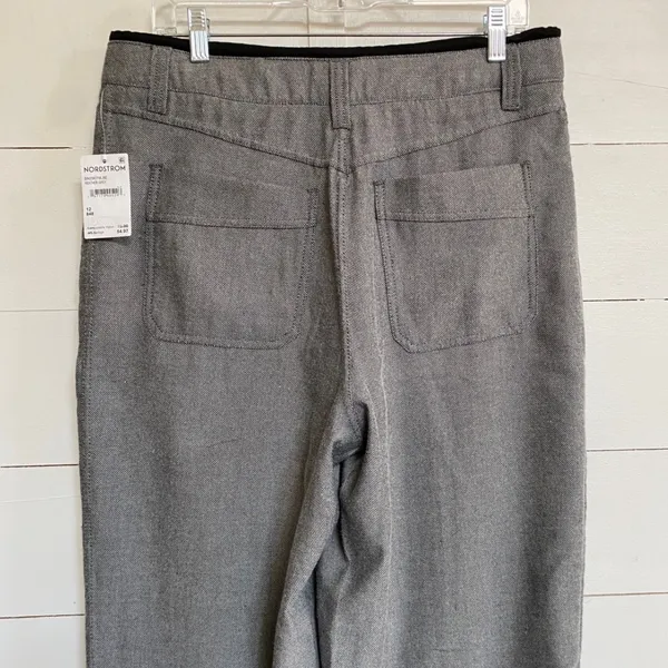 Democracy Clothing Curve Equality Straight Leg Pants‎ Grey Heather Drawstring 12 - Image 7