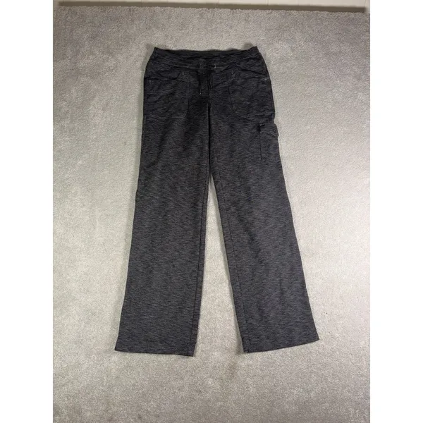Kuhl Sweatpants Womens 10 Gray Knit Cargo Stretch Breathable Travel MOVA - Image 2
