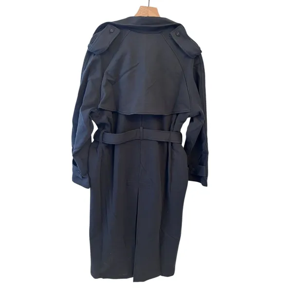 SKIMS NWT Boyfriend Fleece Oversized Trench Coat - Onyx XS - Image 6