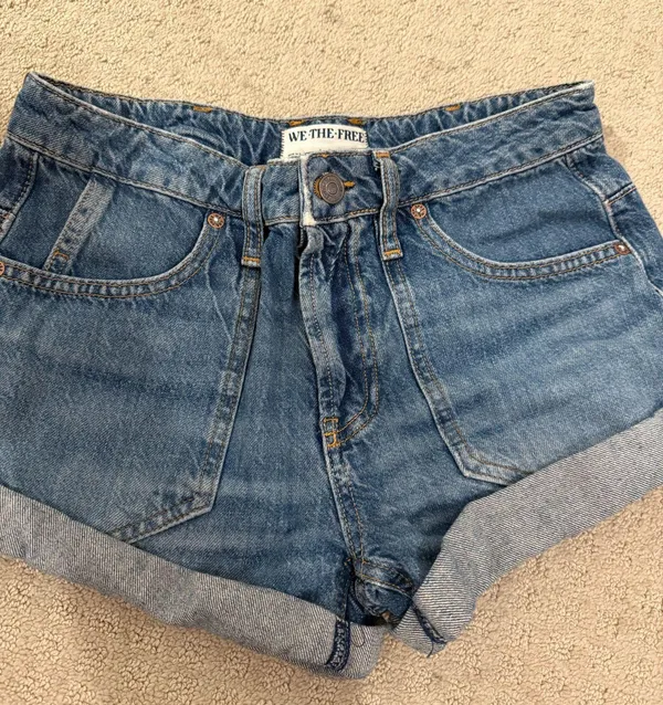 Free People Denim Shorts We The Free Concert - Image 3