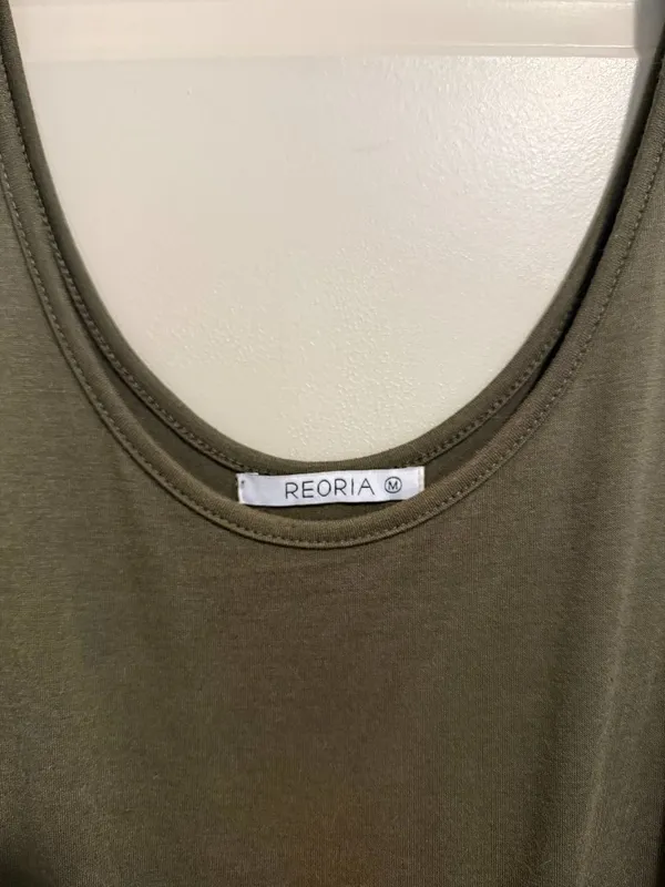 Women Summer Casual Sleeveless Loose Tank Jumpsuit Romper Olive Army Green Med - Image 4