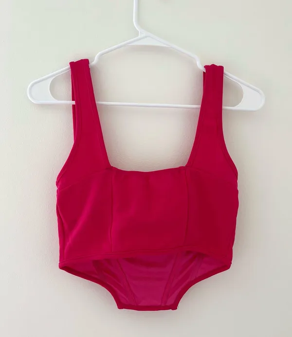 SheIn pink corset top - Image 4