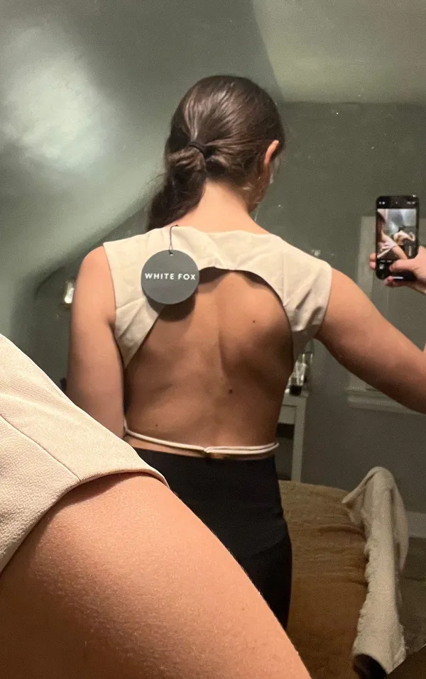 White Fox Corset Top - Image 3