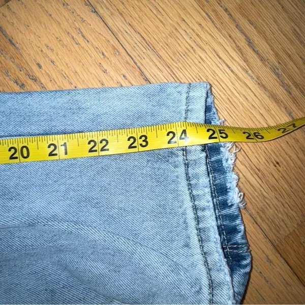 ONE TEASPOON Colorblock Cropped Denim Jeans size 28‎ - Image 4