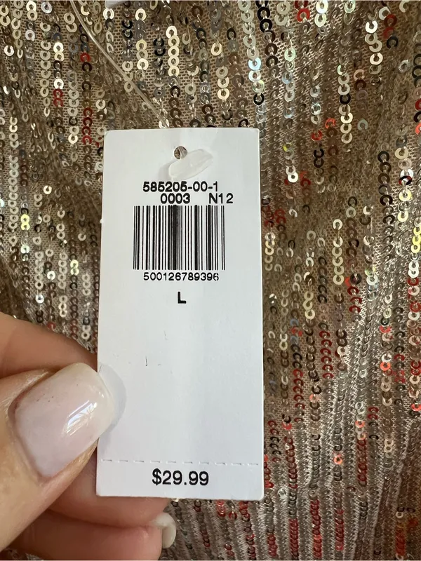 Old Navy Sequin Mini Skirt - Image 4