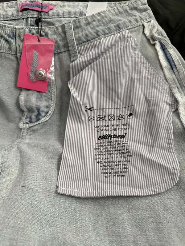 Edikted Inside Out Jeans - Image 4