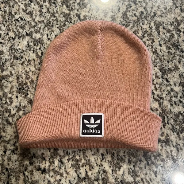 Adidas Trefoil Beanie Winter Knit Hat Stocking Cap Acrylic Snow Men Women Brown - Image 6