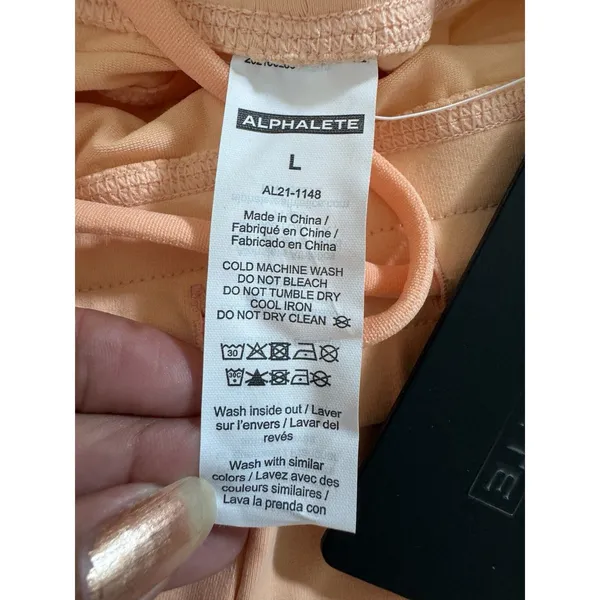 Alphalete Women's Trace Jogger Pants- Cheeky Coral, Size Large - Image 12