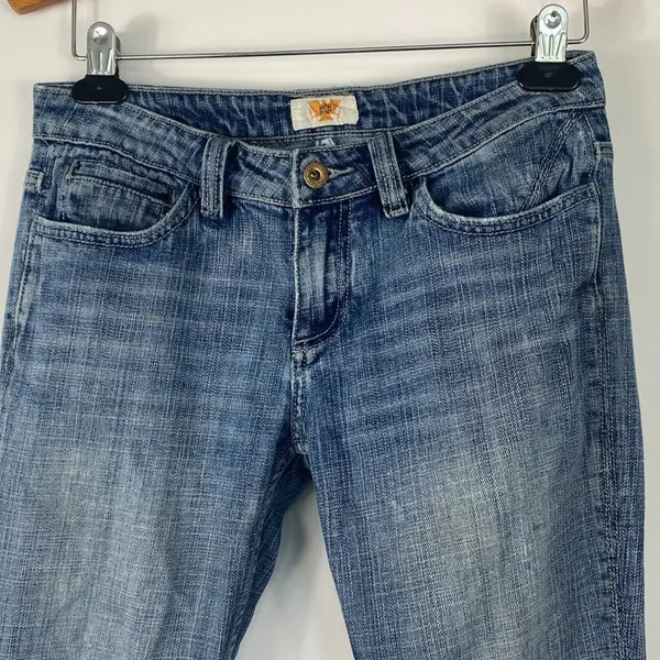 Antik Denim Vintage Blue Western Bootcut Flare Jeans Medium-Dark Wash Womens 27 - Image 2