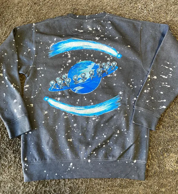Urban Outfitters Grateful Dead Bleach Sweatshirt Small - Image 2