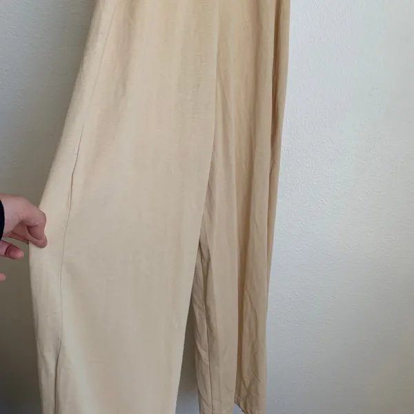NWT‎ Zara Beige Halter Jumpsuit Blogger Favorite - Image 8
