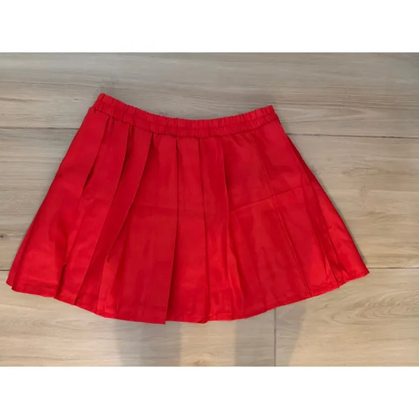 Avidlove NEW Short Pleated High Waist Cheerleader High Waist Skirt XL - Image 5