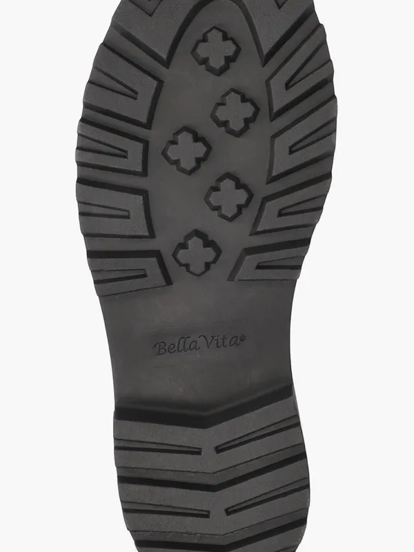 Bella Vita Sinclaire Fisherman chunky lug sole Sandals size 6.5 Black - Image 5