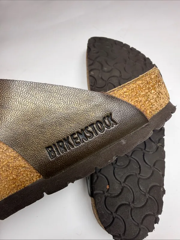 BIRKENSTOCK Women’s Gizeh Brown Thong Sandal S-574 Sz 8-8.5 Regular Width - Image 8
