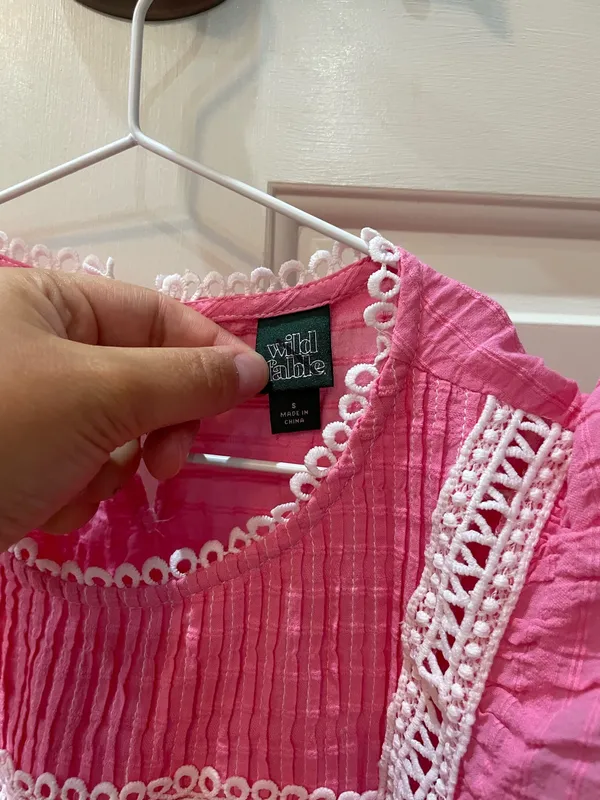 Target loveshackfancy vibe dress pink size S - Image 3