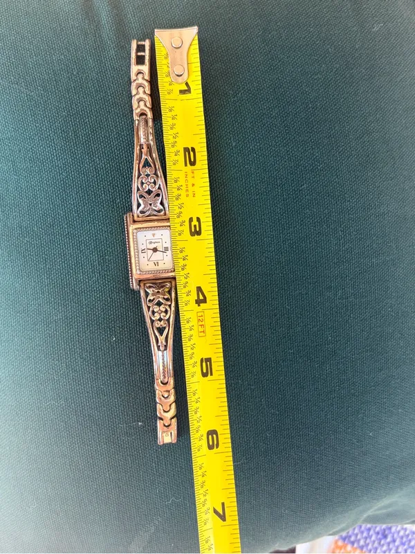 Brighton Hamilton Silver Plated Filigree Butterfly Heart Watch Untested As‎ Is - Image 8