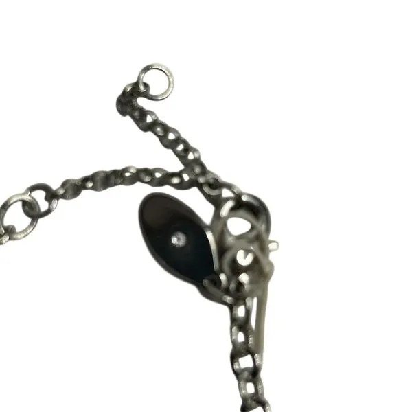 Loft Multi-Strand Gunmetal Tone‎ Necklace Simulated Pearls Rhinestones - Image 4