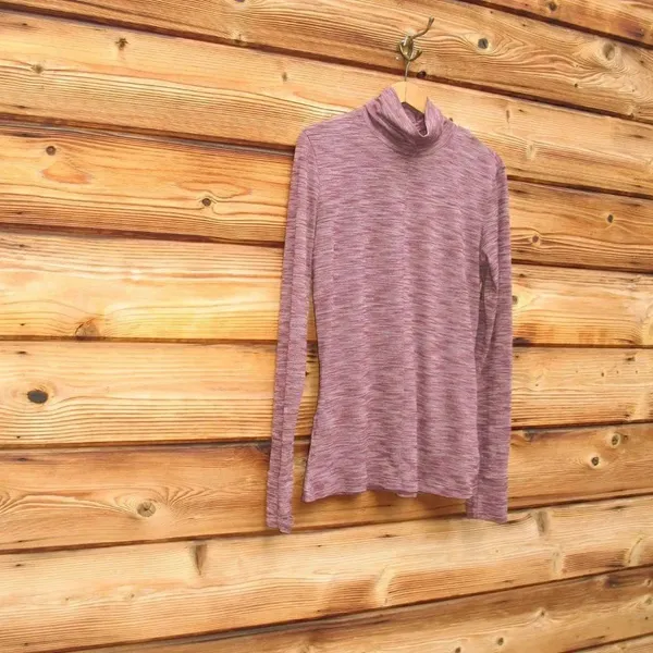 Lululemon &go Take-Off Long Sleeve Top Heathered Bordeaux Drama - Image 5