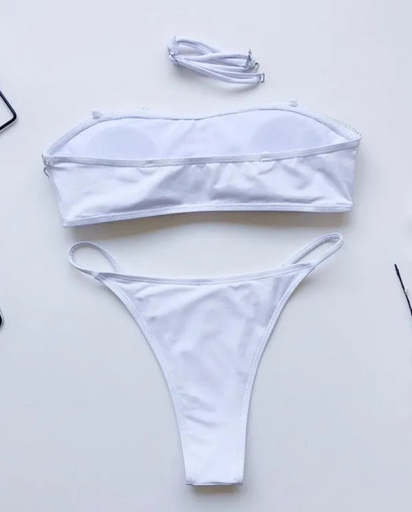 Boutique 1641 Ciara fringe cheeky bikini set NWOT - Image 7