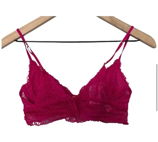 Lace Alyssa Underwire Bra Fuschia Fantastic Size XS - Image 3