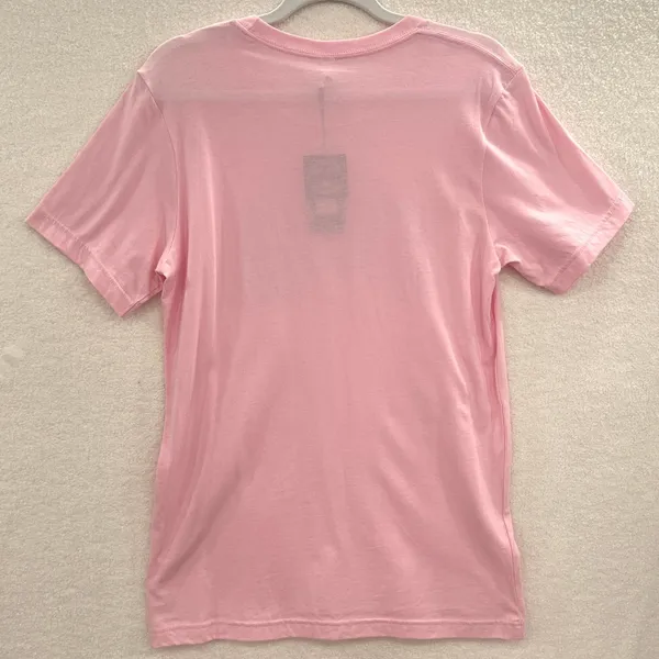 Mermaid Off Duty T Shirt M Pink Beach Graphic NWT Casual Short Sleeve Tee - Image 3