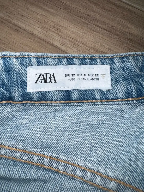 ZARA Denim Shorts High-Rise - Image 3