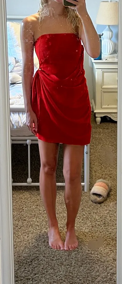 Revolve superdown Mini Dress Red - Image 2
