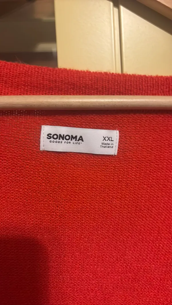 Sonoma Red/Orange Cardigan - Image 3