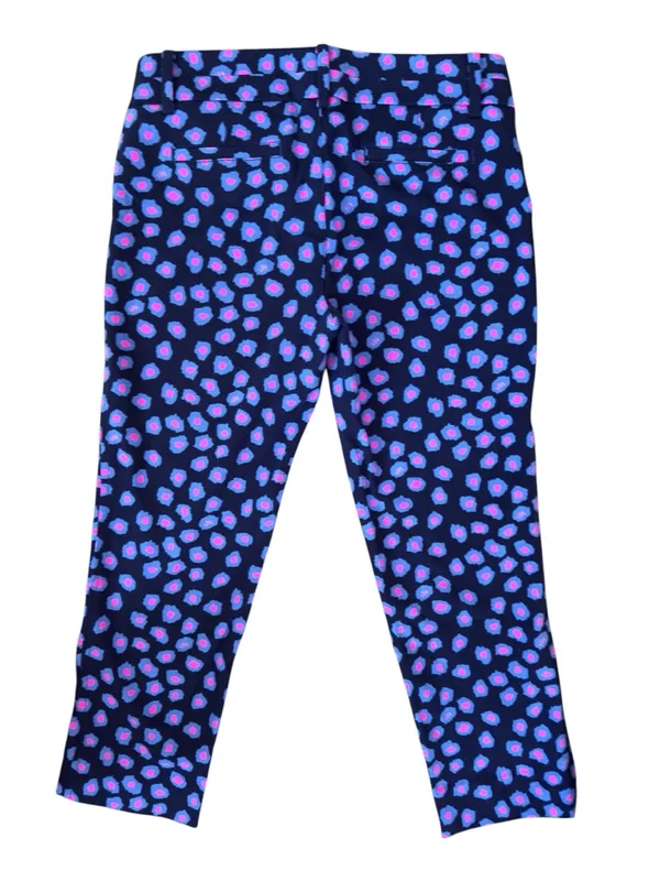 Lilly Pulitzer Rare Amuse Bouche Print Luxury Capri Pants Style 49057 Size 8 - Image 5