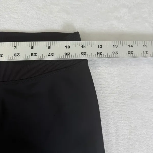 Alo Yoga High-Waist Moto Legging Black Ribbed Mesh Performance W0245R Size XS - Image 3