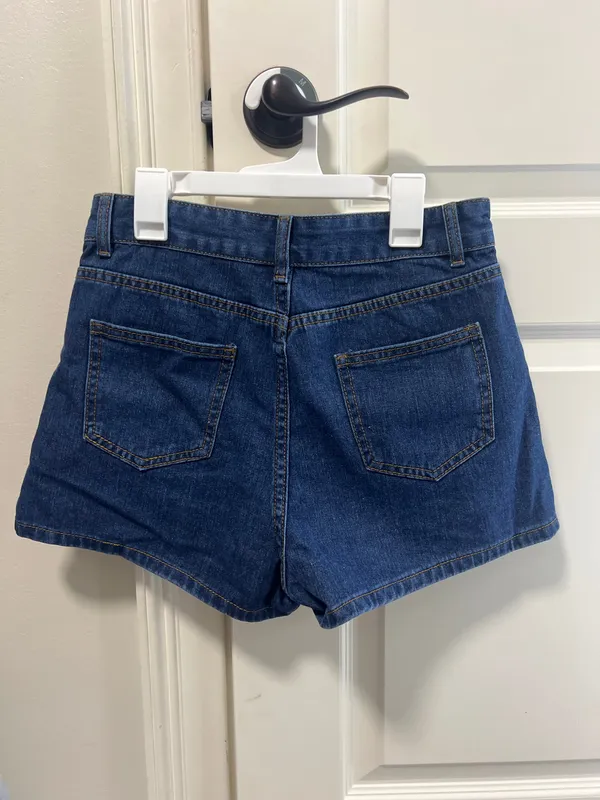 SheIn Dark wash Denim skort - Image 2
