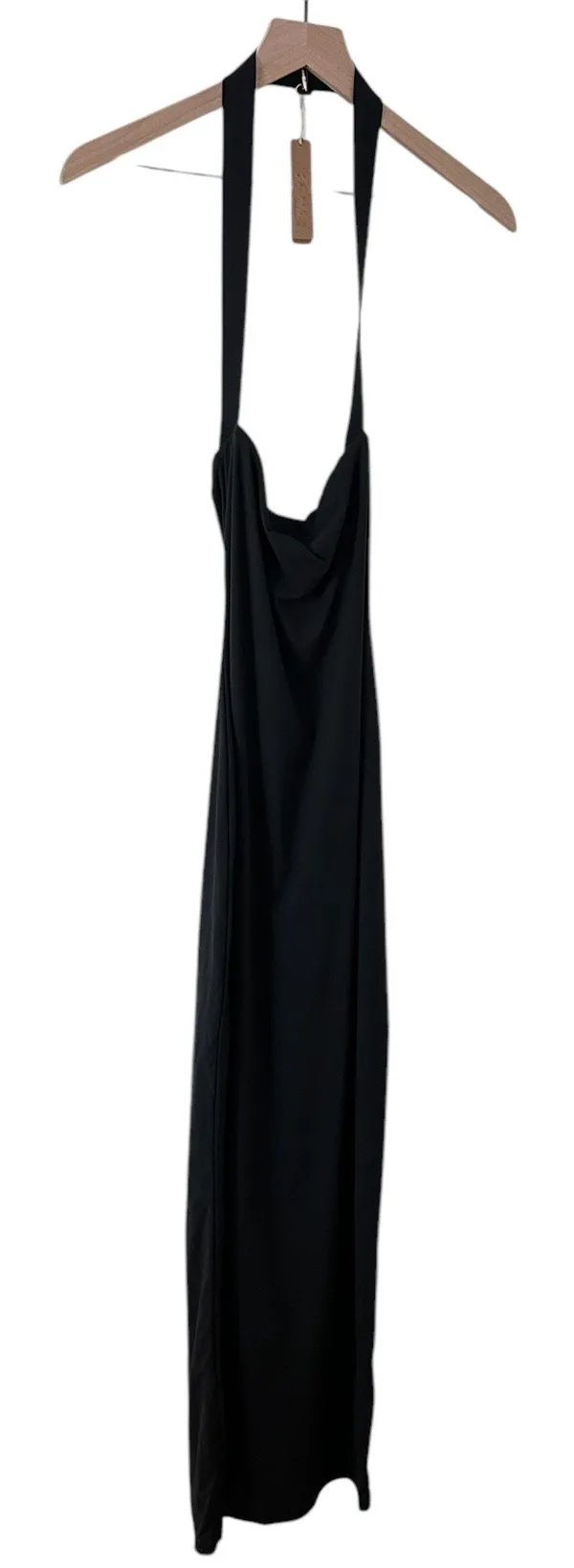 Fits Everybody Wrap Long Slip Dress - Onyx Size Small NWT Authentic - Image 6