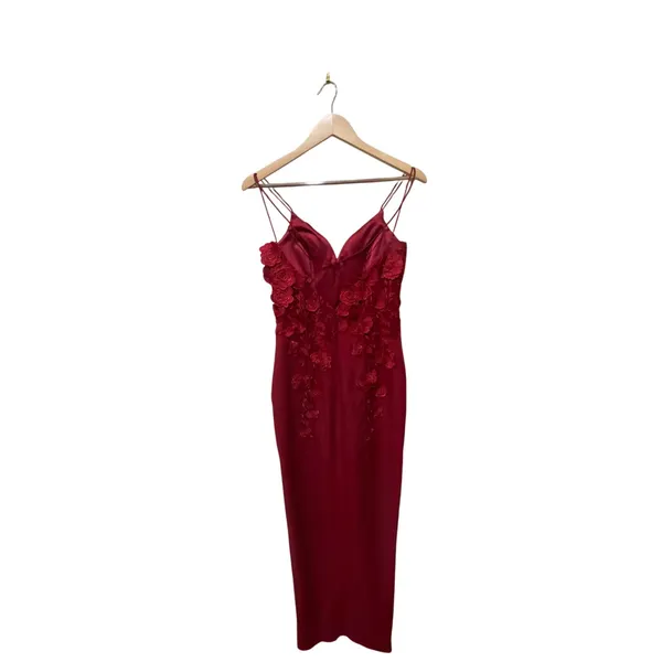 Bariano Floral Applique Gown‎ Size Small NWOT - Image 7