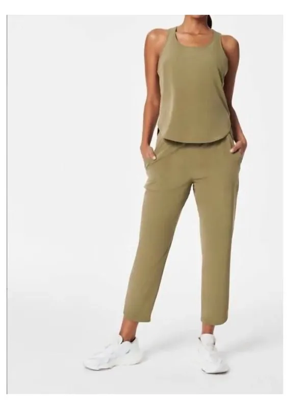 Spanx Out Of Office Trouser Tuscan Olive Small NEW - Image 2